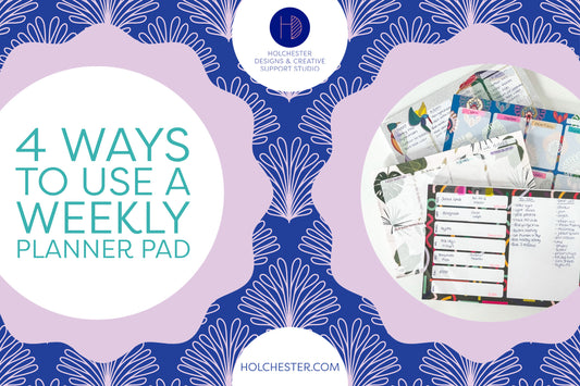 4 Ways to use a Weekly Planner Pad