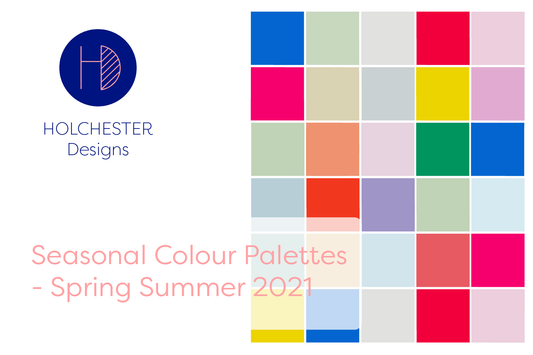 Spring and Summer 2021 Colour Palettes