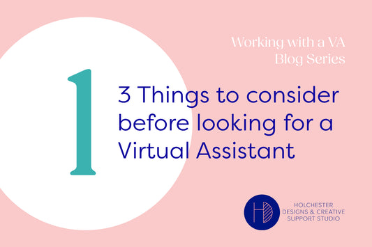 3 Things to consider before looking for a VA