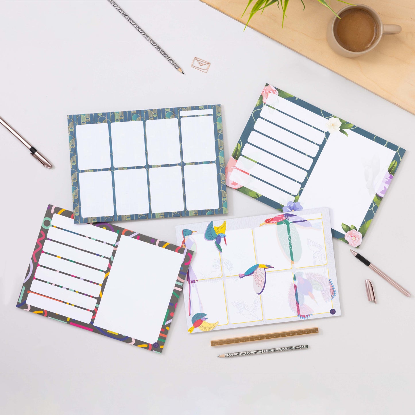 2 A4 Planner Pads Notepads - Mix & Match