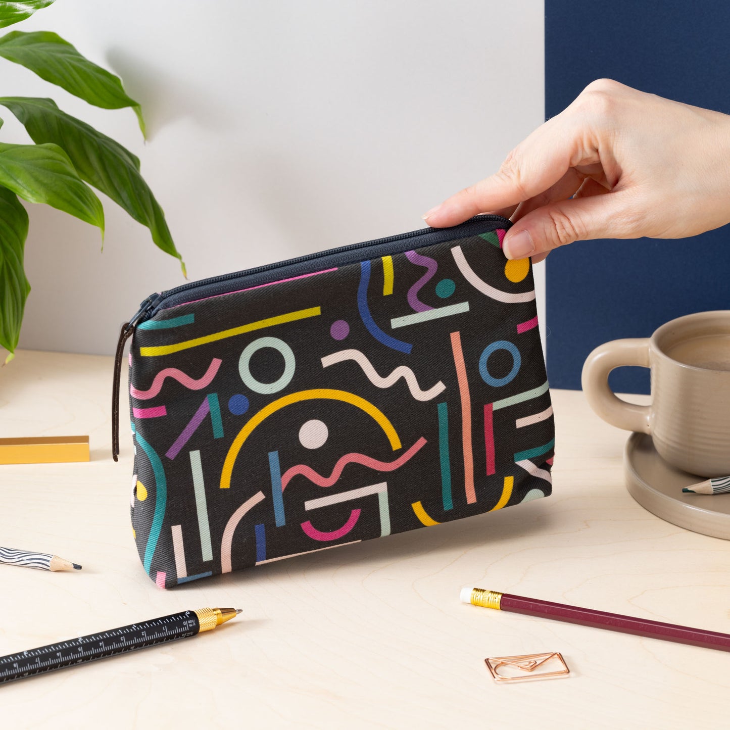 Cutouts Zip Pouch