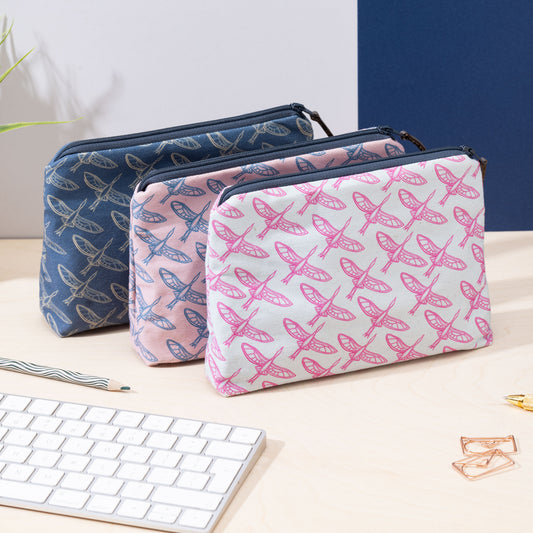 Flight of Herons Zip Pouch