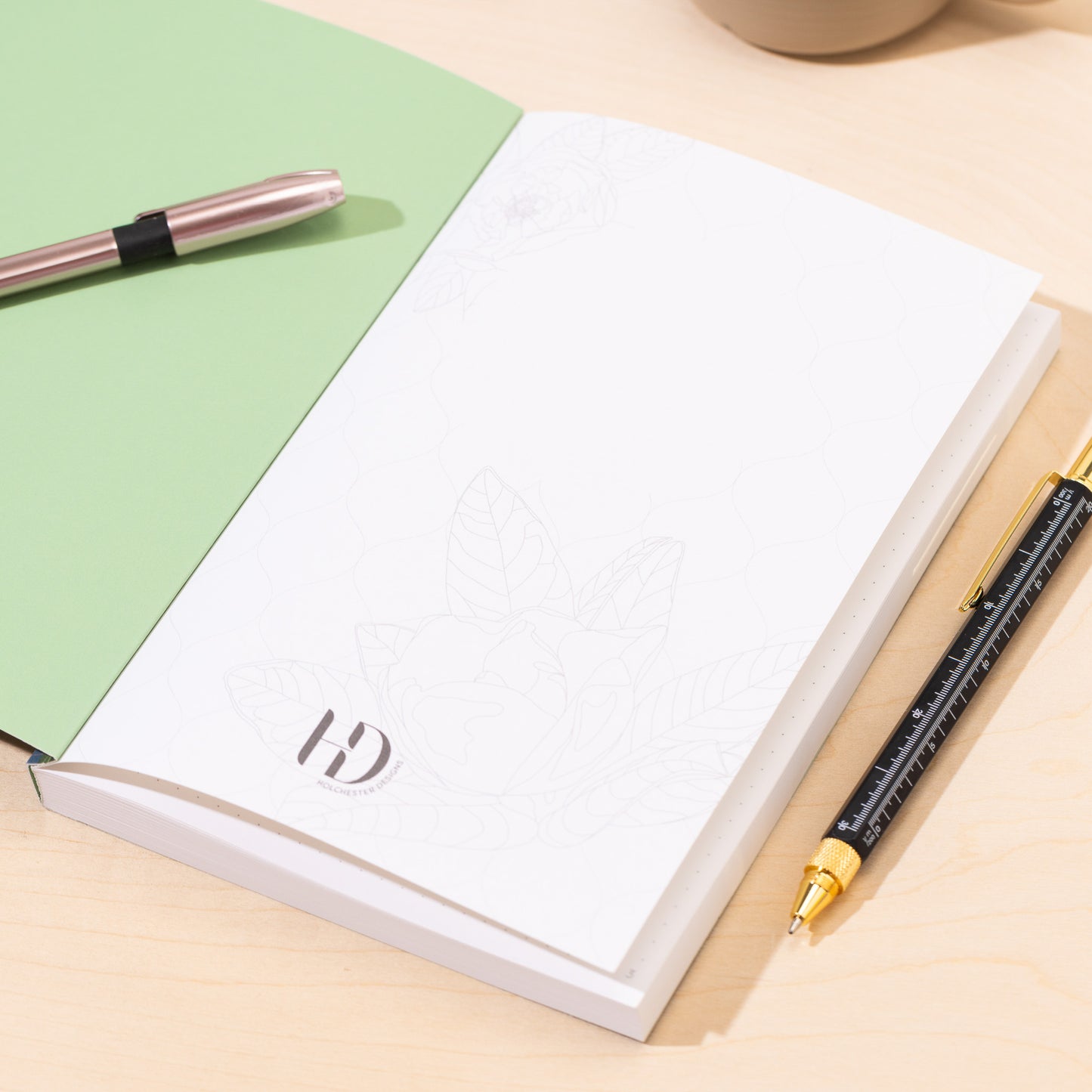 Floral Trellis A5 Lay Flat Notebook