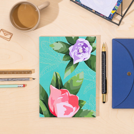 Floral Trellis A5 Narrow Notebook