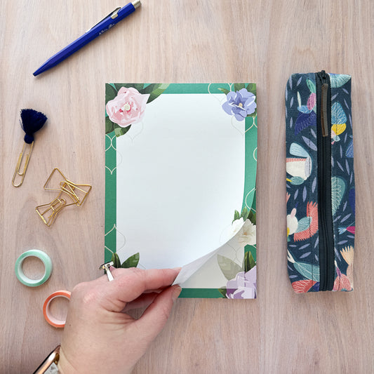 Floral Trellis A5 Notepad