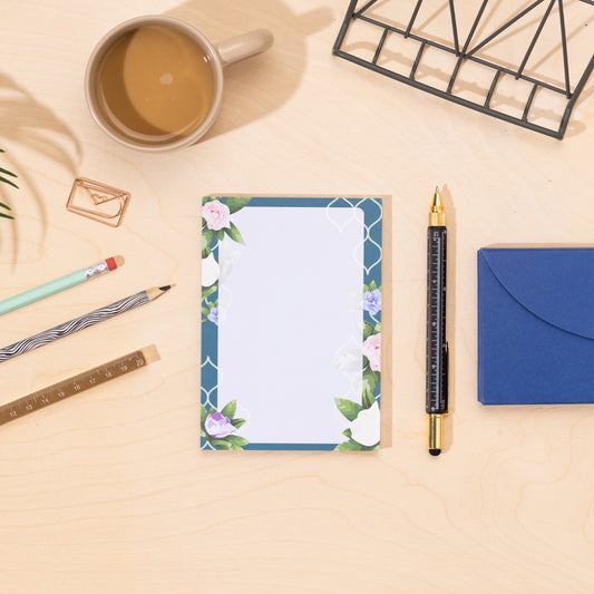 Floral Trellis A6 Notepad