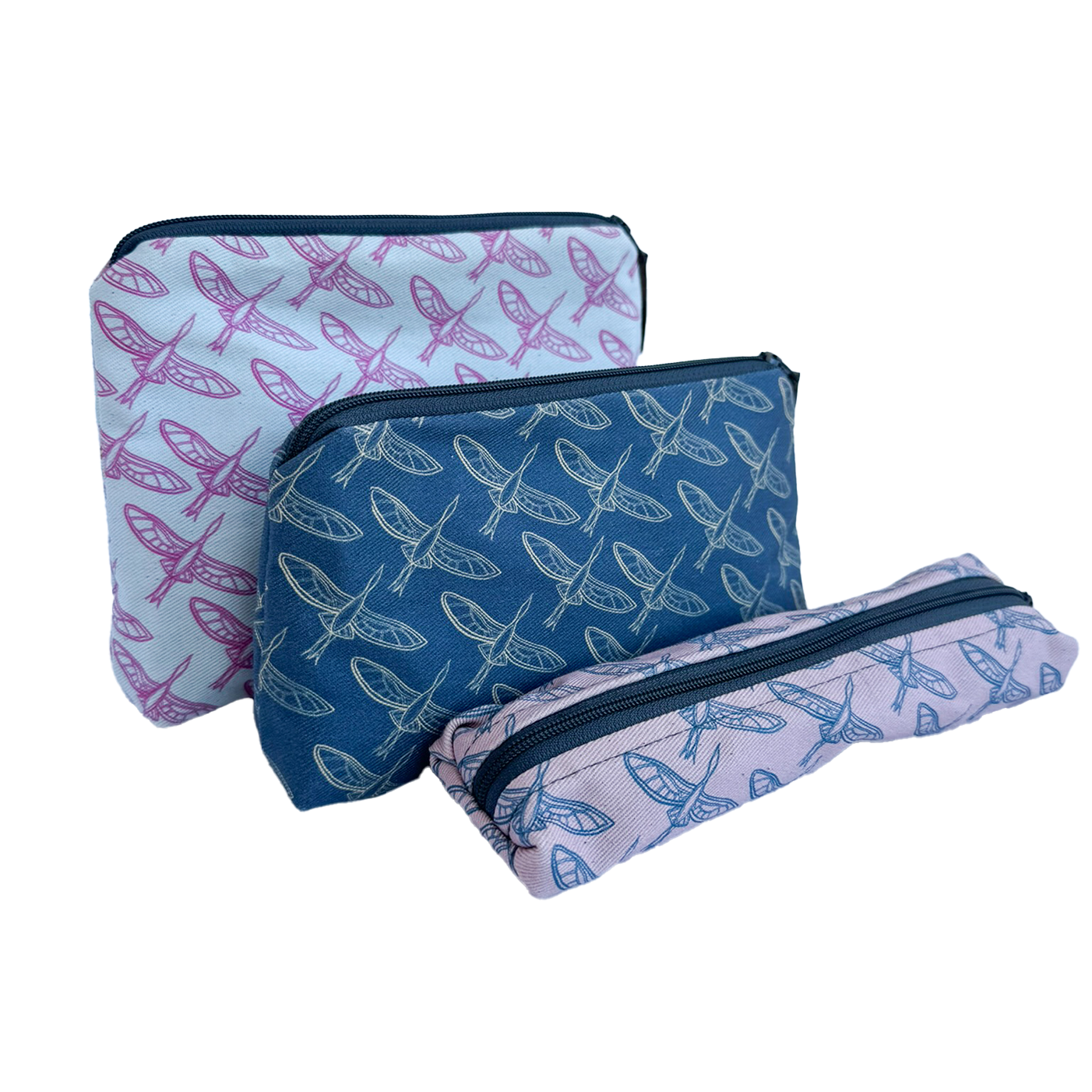 Flight of Herons Zip Pouch