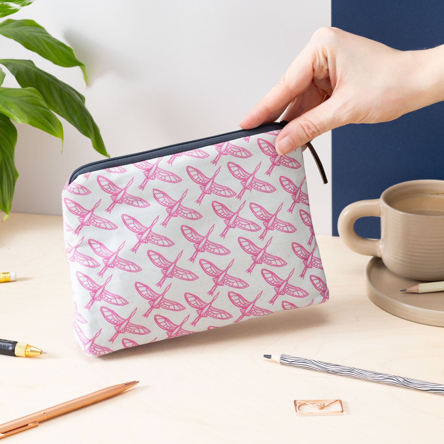 Flight of Herons Zip Pouch