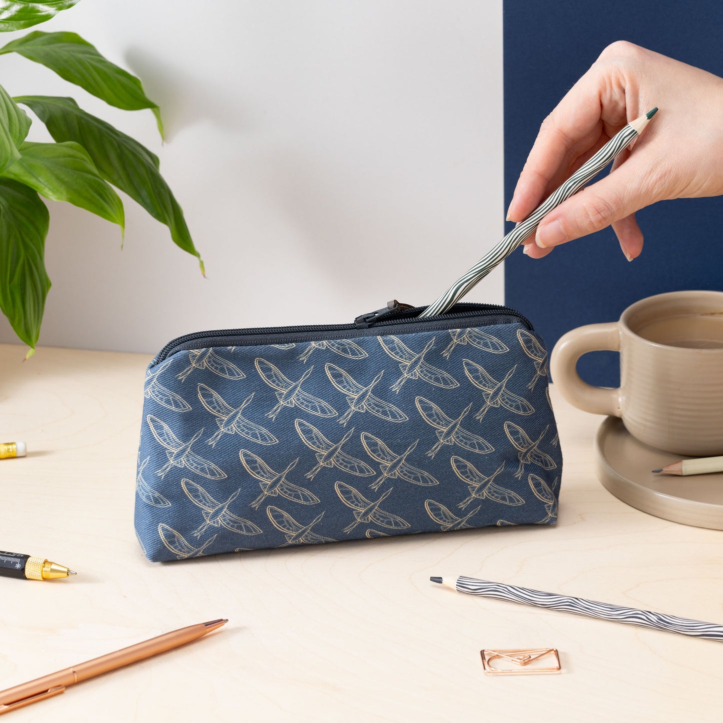 Flight of Herons Standard Cosmetics/Pencil  Case