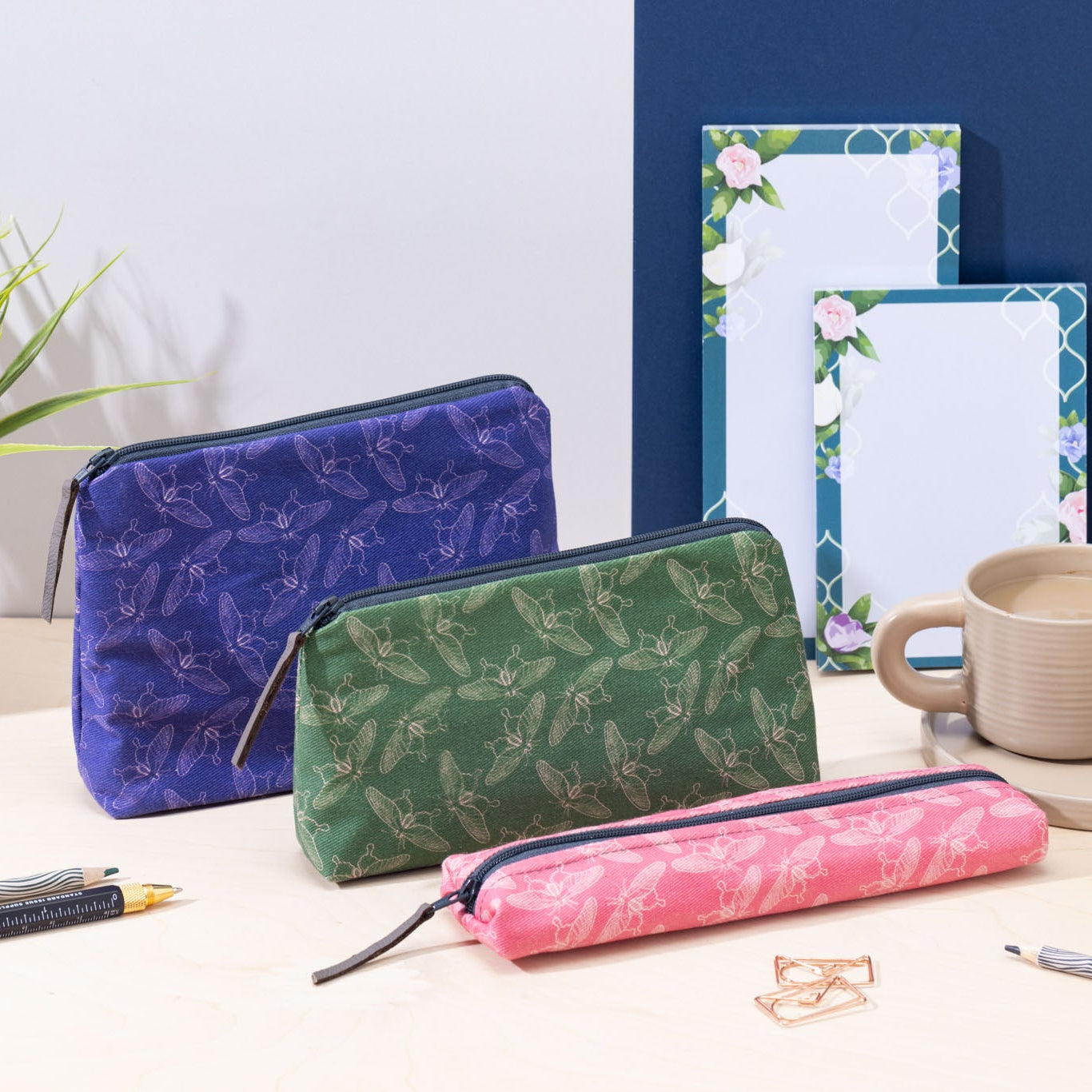 Moonlit Moths A5 Daily Planner Pad