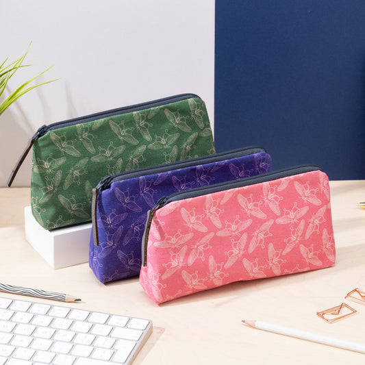 Moonlit Moths Standard Cosmetics/Pencil Case