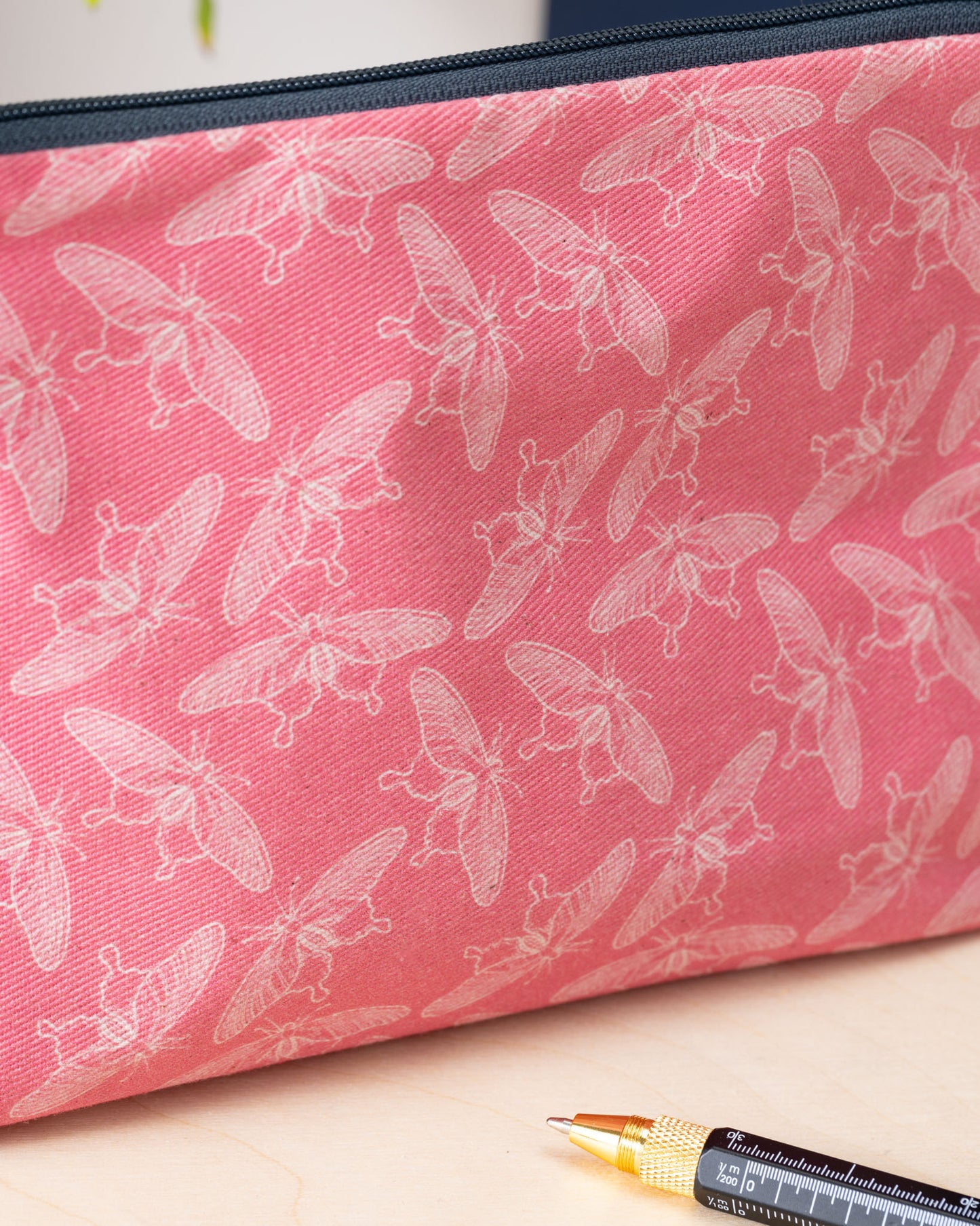 Moonlit Moths Zip Pouch