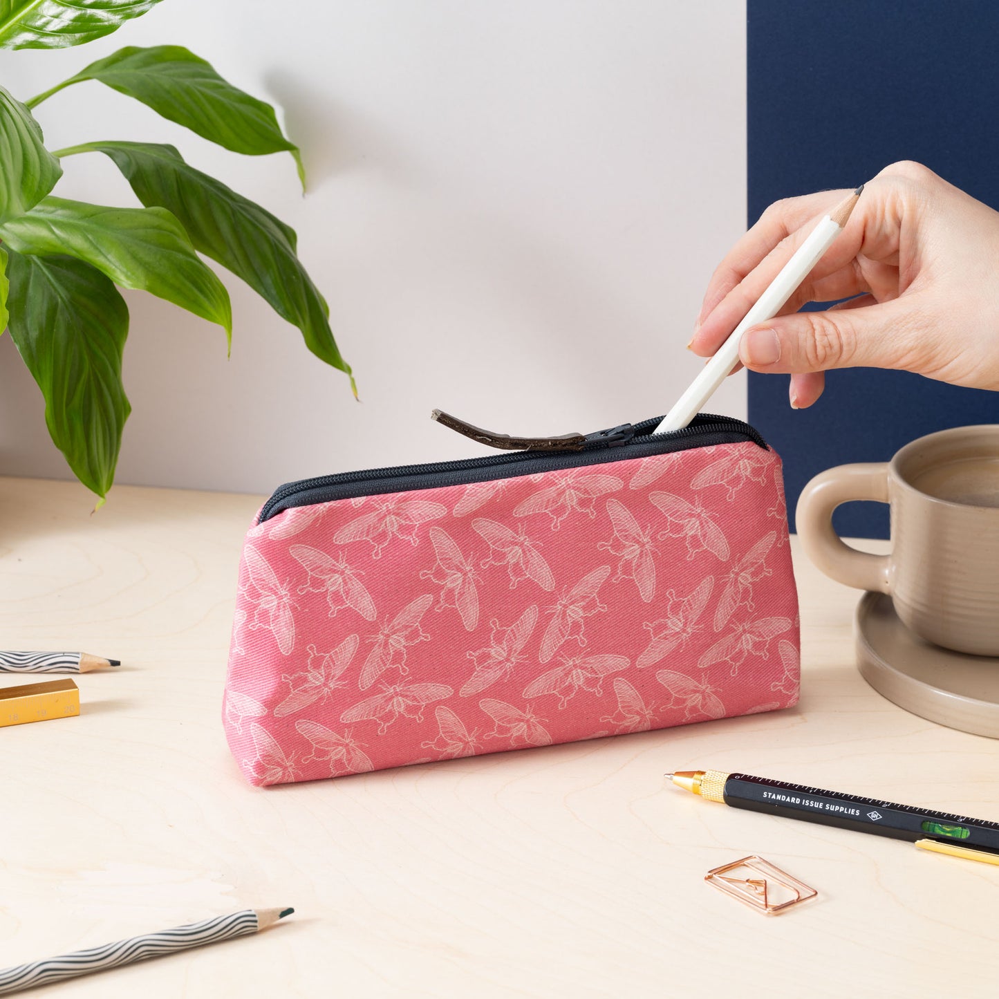 Moonlit Moths Standard Make-Up/Pencil Case