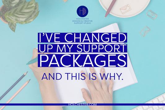 Why I've changed my Graphic Design VA Support Packages