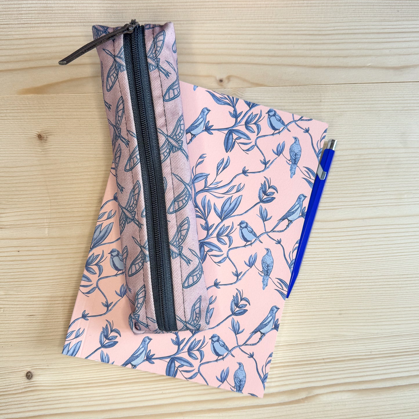 Blue Birds Journal Set (Brighton Birds + Dusky Rose Herons)