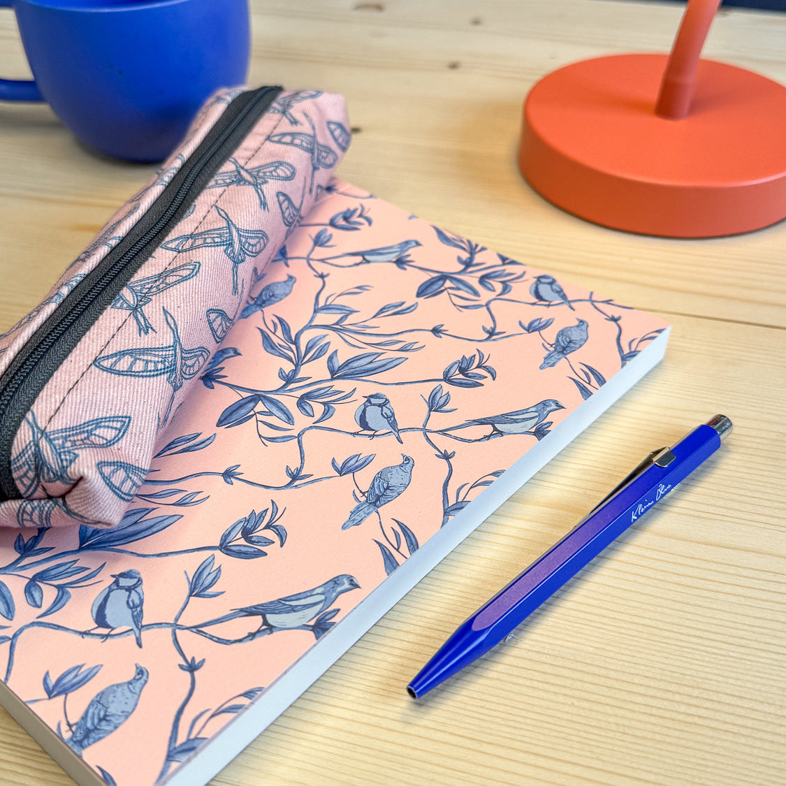 Blue Birds Journal Set (Brighton Birds + Dusky Rose Herons)