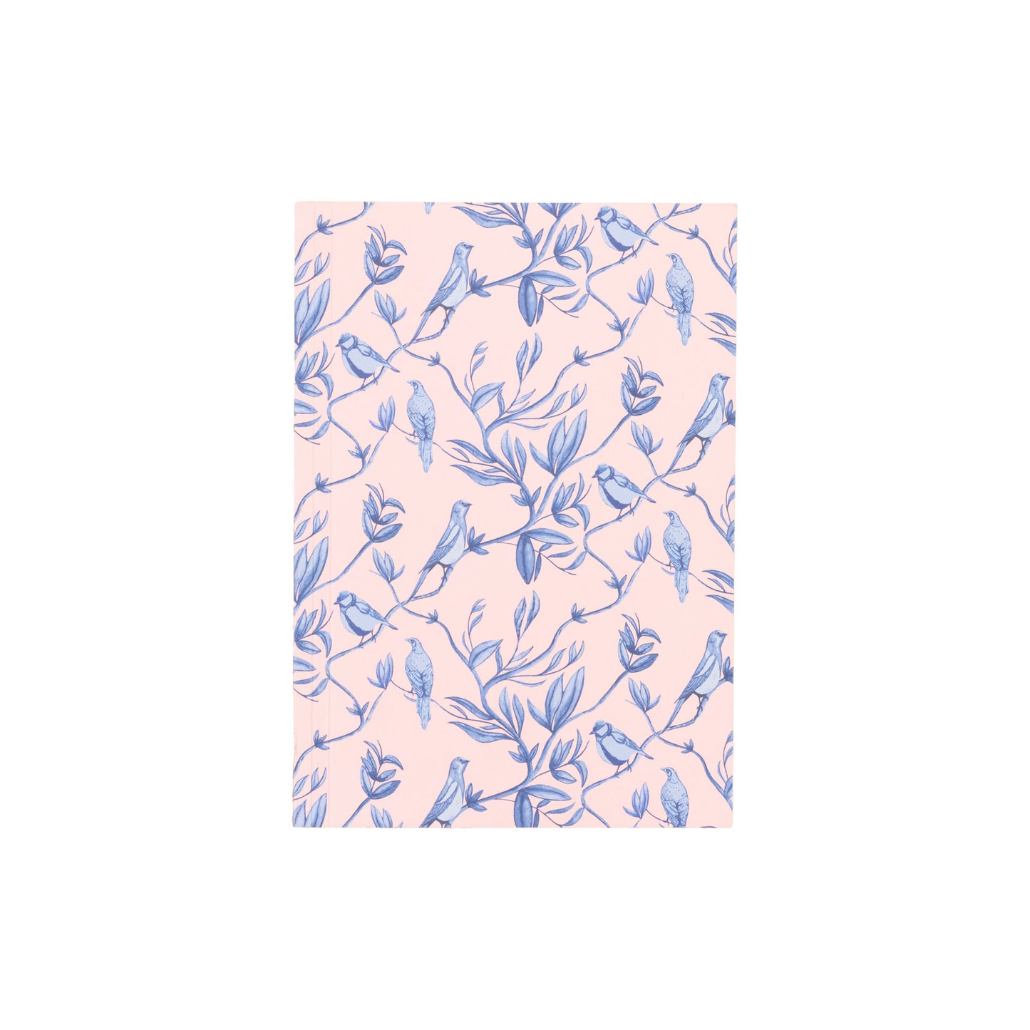Blue Birds Journal Set (Brighton Birds Lay flat notebook + Herons slimline case)
