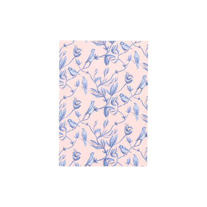 Blue Birds Journal Set (Brighton Birds Lay flat notebook + Herons slimline case)