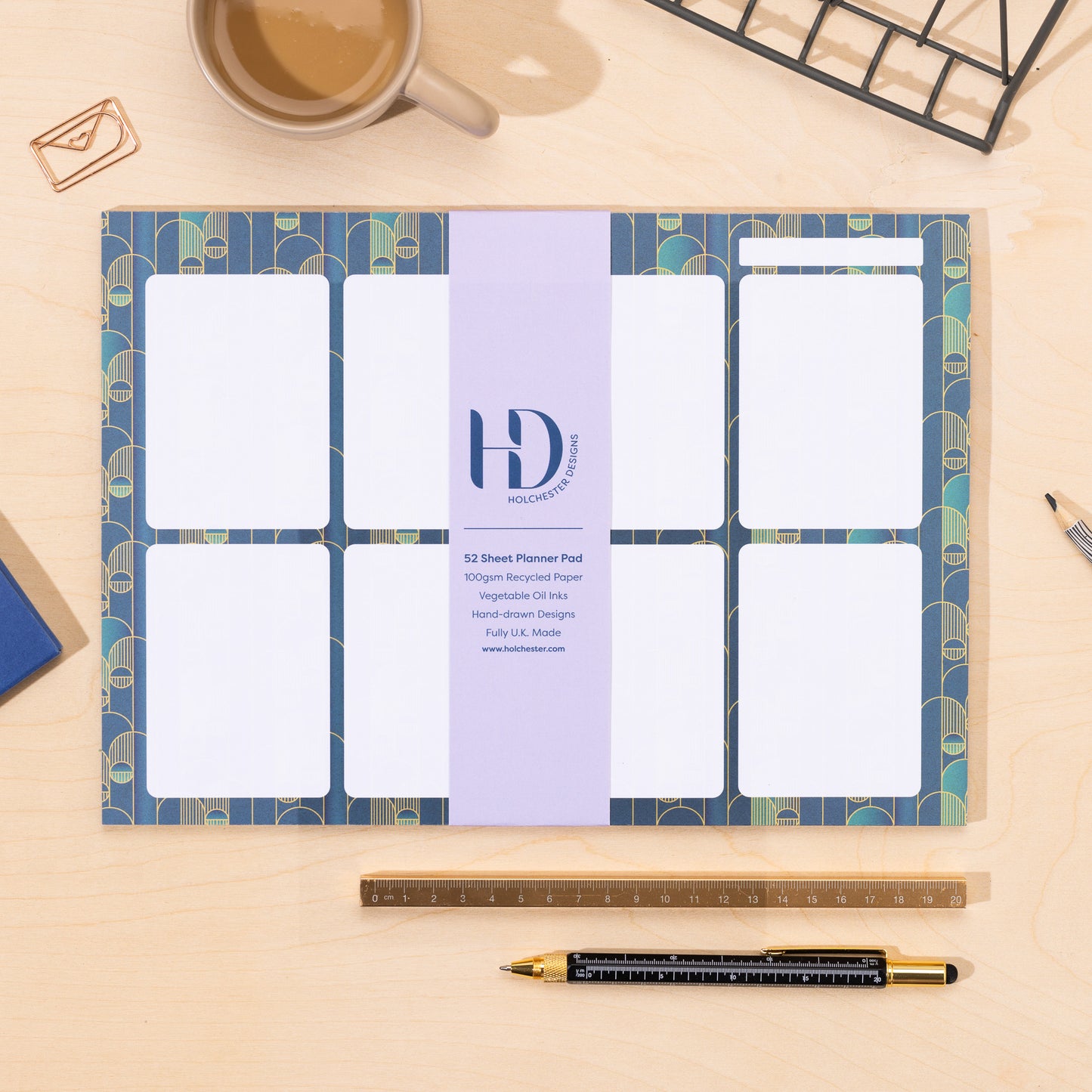 Deco Delights A4 Weekly Planner Pad