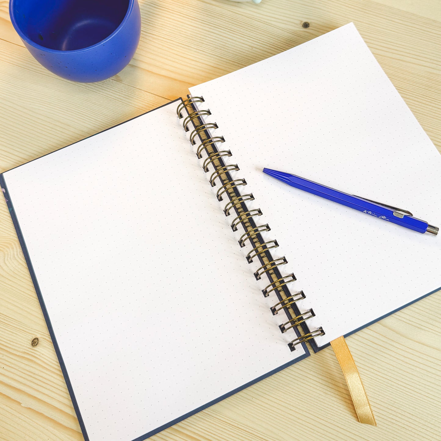 Enchanted Blooms Spiral Bound Dot Grid Notebook