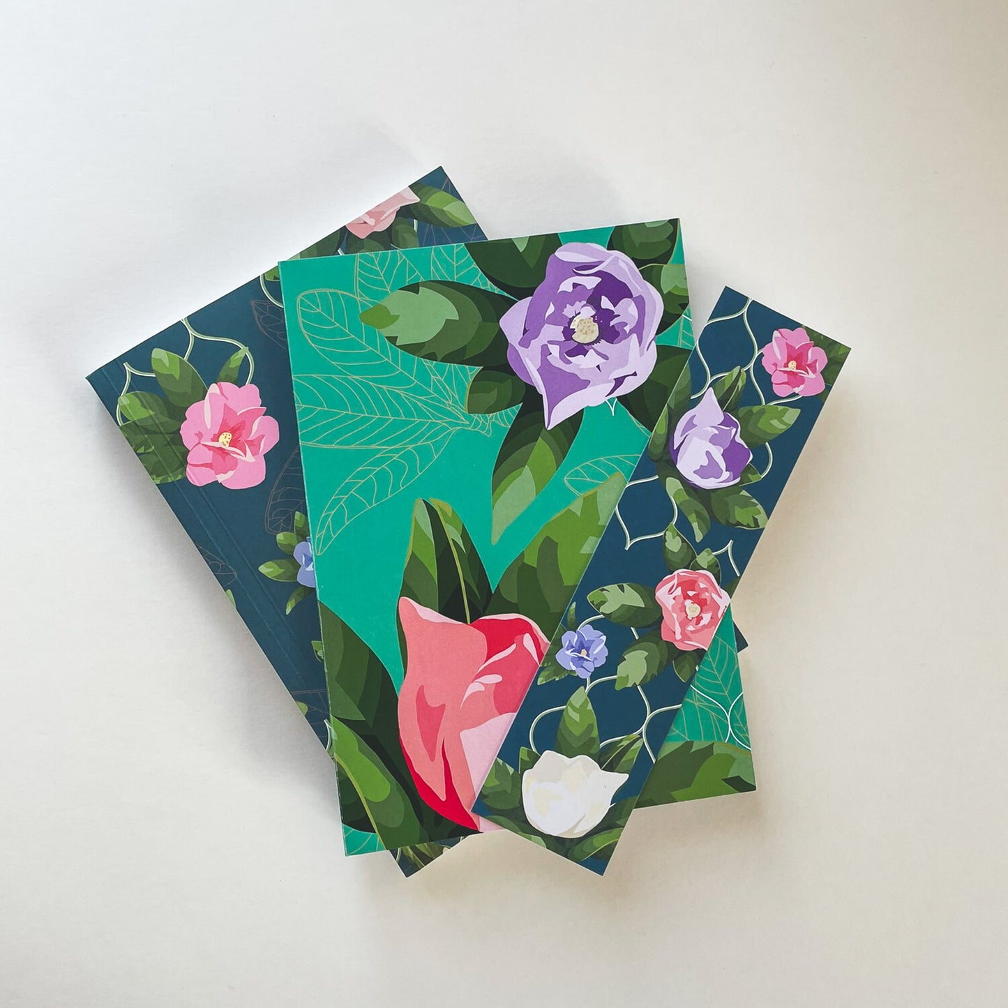 Floral Trellis Double-sided Bookmark