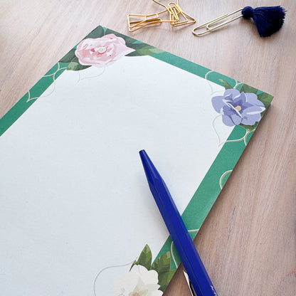 Floral Trellis A5 Notepad