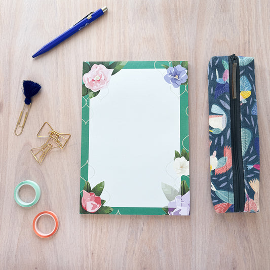 Floral Trellis A5 Notepad