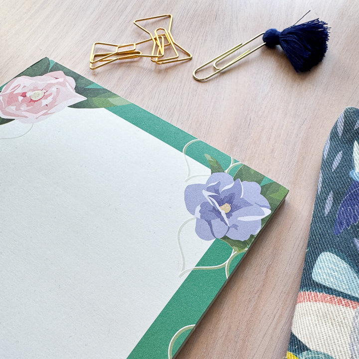 Floral Trellis A5 Notepad