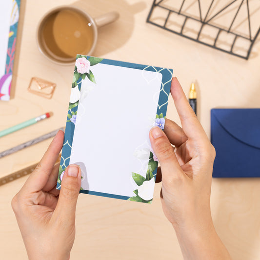 Floral Trellis A6 Notepad