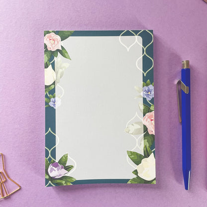 Floral Trellis A6 Notepad