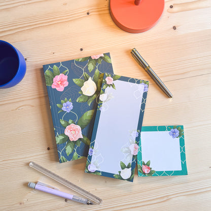 Floral Trellis Desk Set