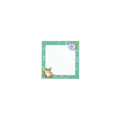 Floral Trellis Memo Block