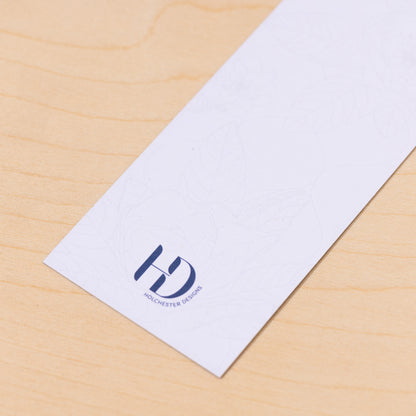 Floral Trellis Double-sided Bookmark