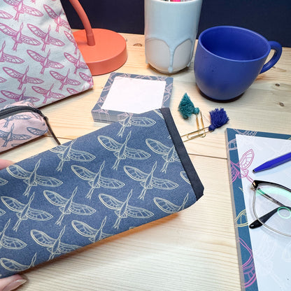 Teal Flight of Herons Glasses Case *Limited Edition*