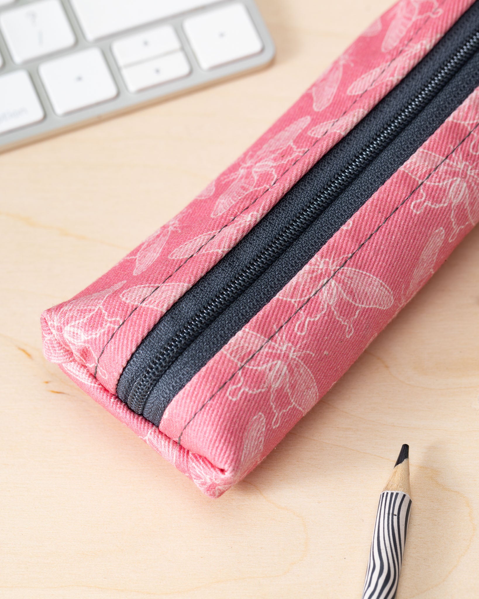 Coral Tree Pp Pen Case Pilot Kakuno Fountain Pen Translucent Pink
