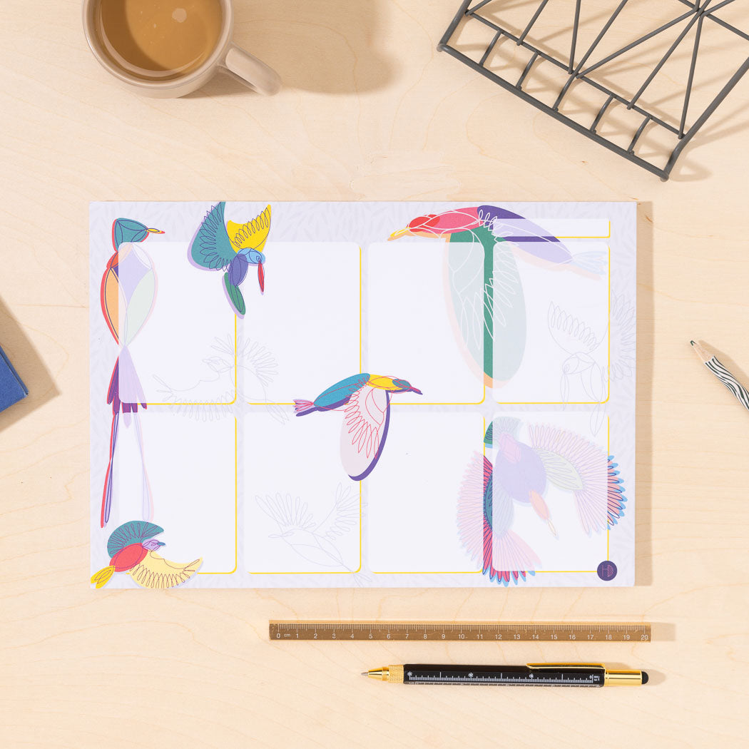 Paradise A4 Weekly Planner Pad