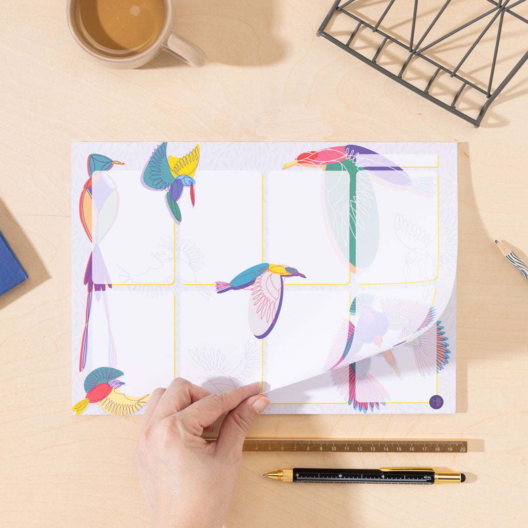 Paradise A4 Weekly Planner Pad