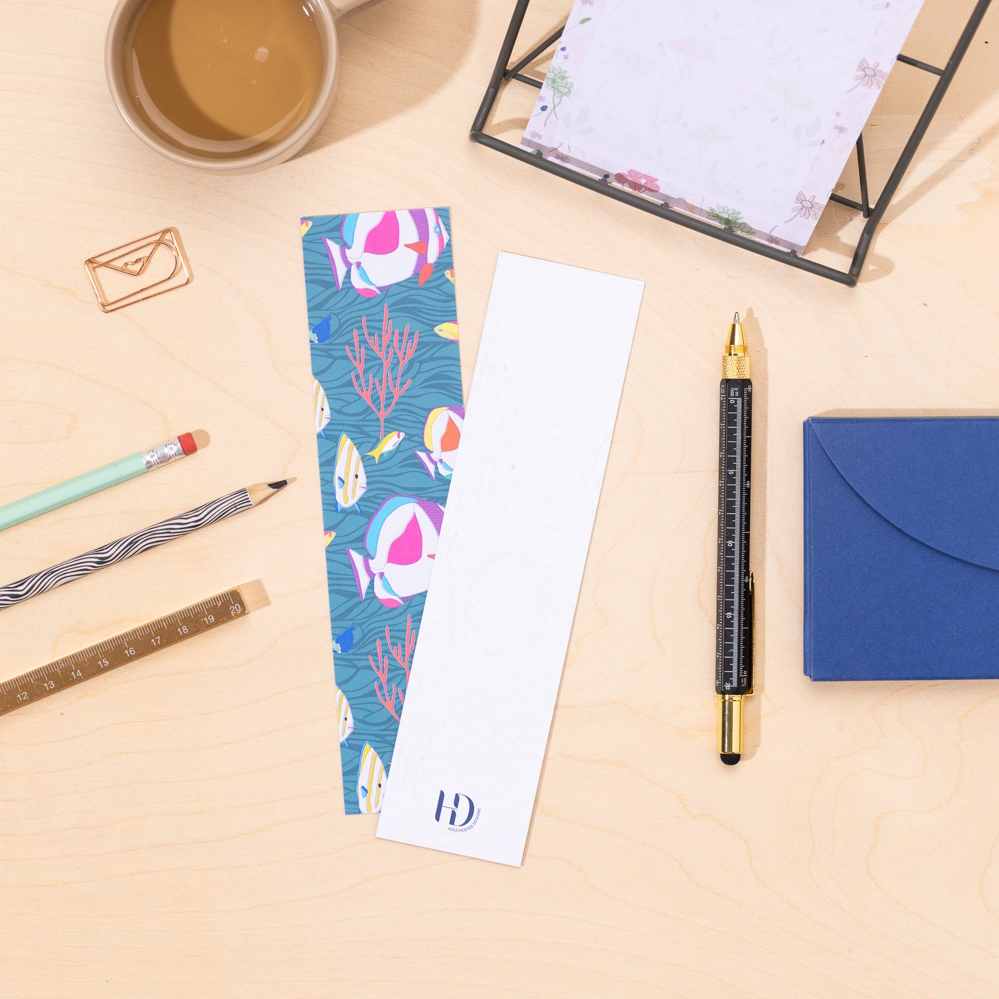 Seascape Double-sided Bookmark