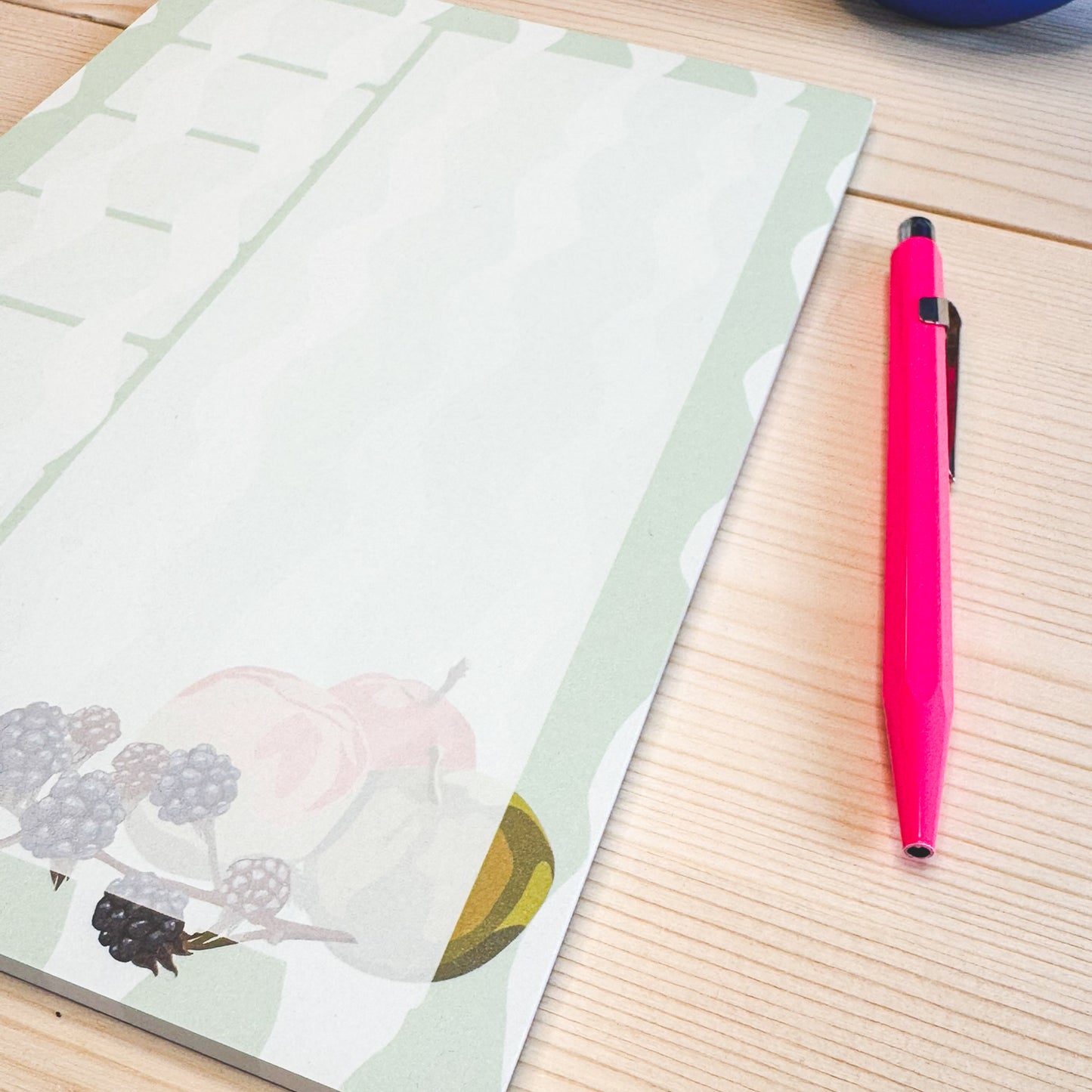 Seasonal Fruits A5 Weekly Planner Pad