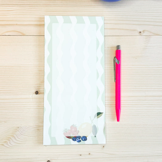 Seasonal Fruits List Pad